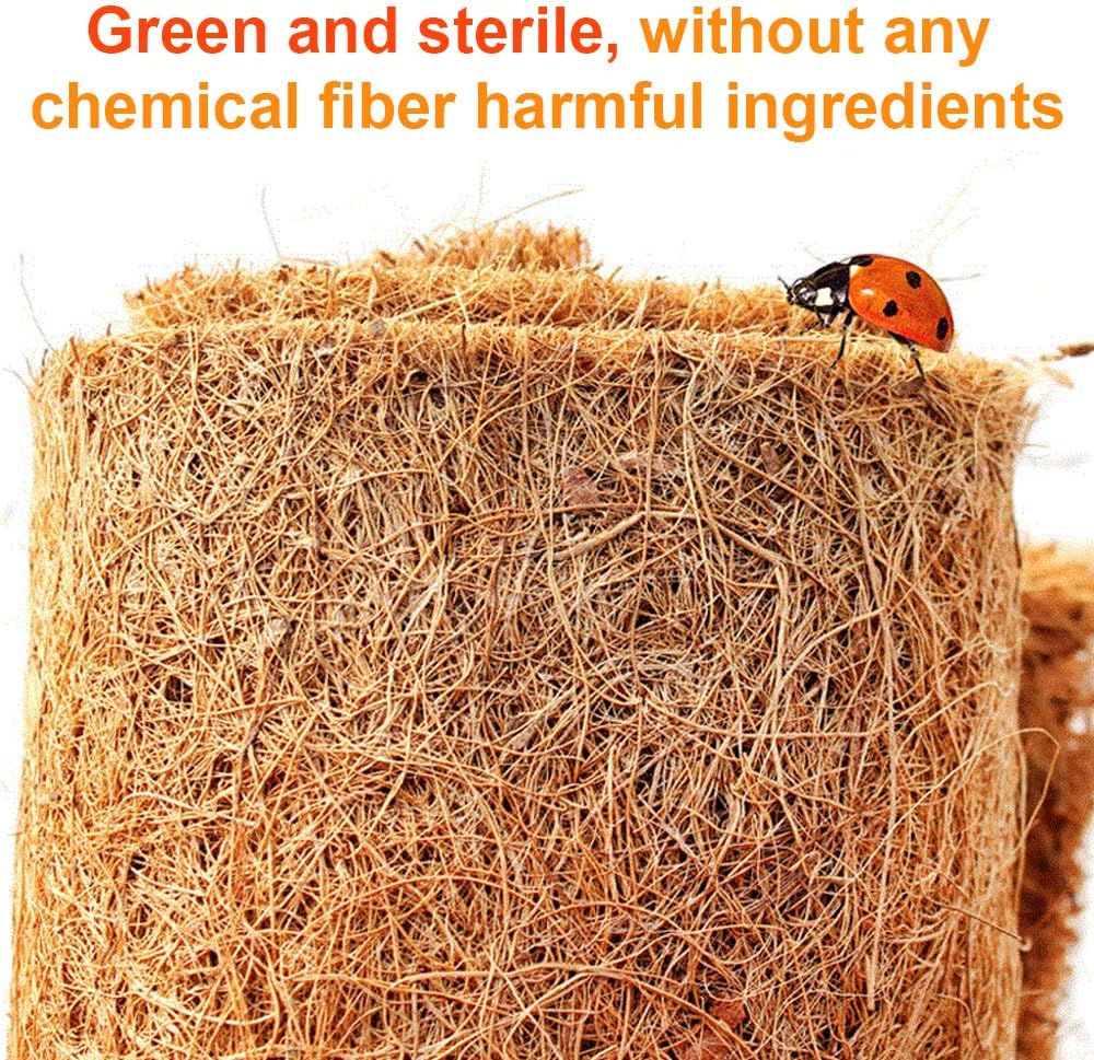 1 Pcs Reptile Carpet - 15.7" x 39.4" Natural Coconut Fiber Mat for Tortoise Bedding, Pet Terrarium - image 4