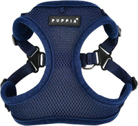 Puppia PARA-HC1533-CA-M Camo Soft Harness C Pet-Vest-Harnesses - Medium / Navy