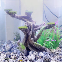 relaqcc Reptile Decor Aquarium Decorations Artificial Moss Resin Fish - Medium-A - image 4