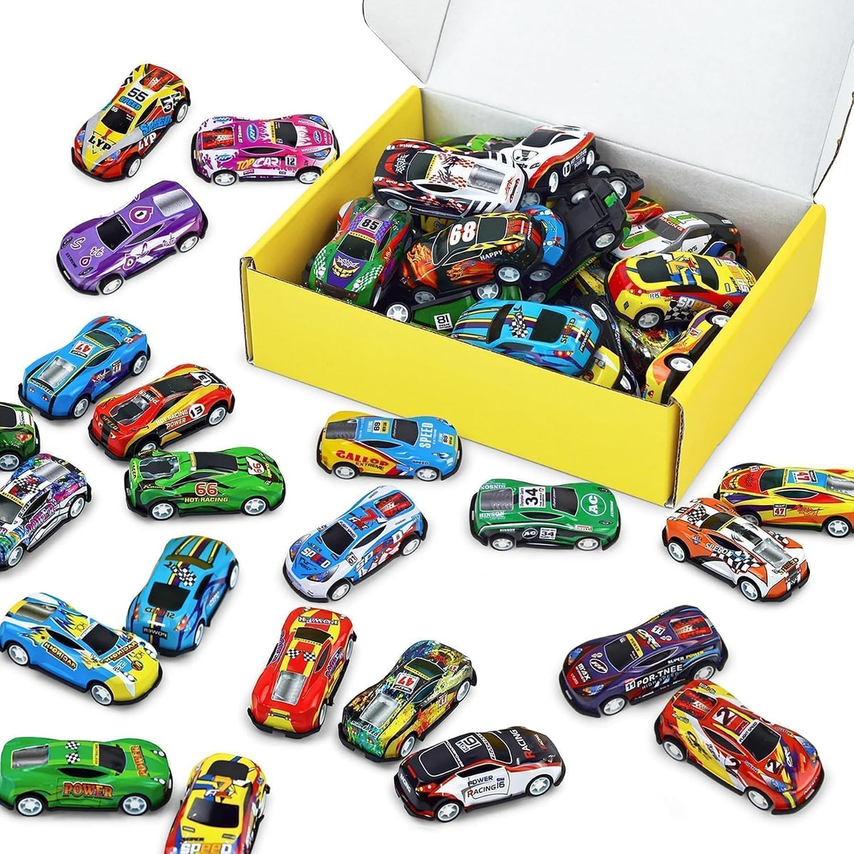 Vileafy 30 Toy Cars for Kids