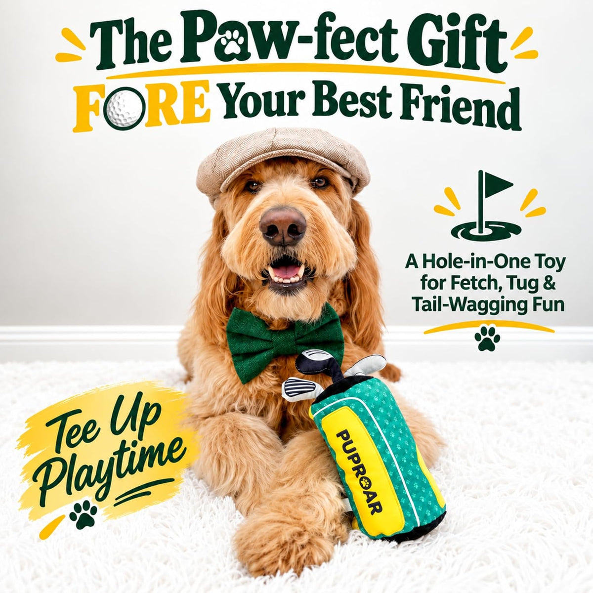 PUPROAR Golf Dog Toy, Dog Birthday Gift - image 2