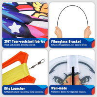 SGftre Complete Kite with Handle, Line & Accessories - 1 / Eagle flag - image 4