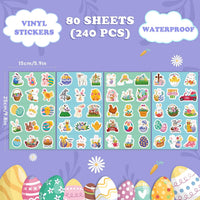 36 Sheets Stickers for Kids, Cute Stickers Pack for Scrapbook - Easter Basket Stuffers - image 2