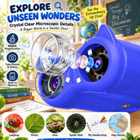 2-in-1 Kids Microscope and Telescope - Indigo - image 4