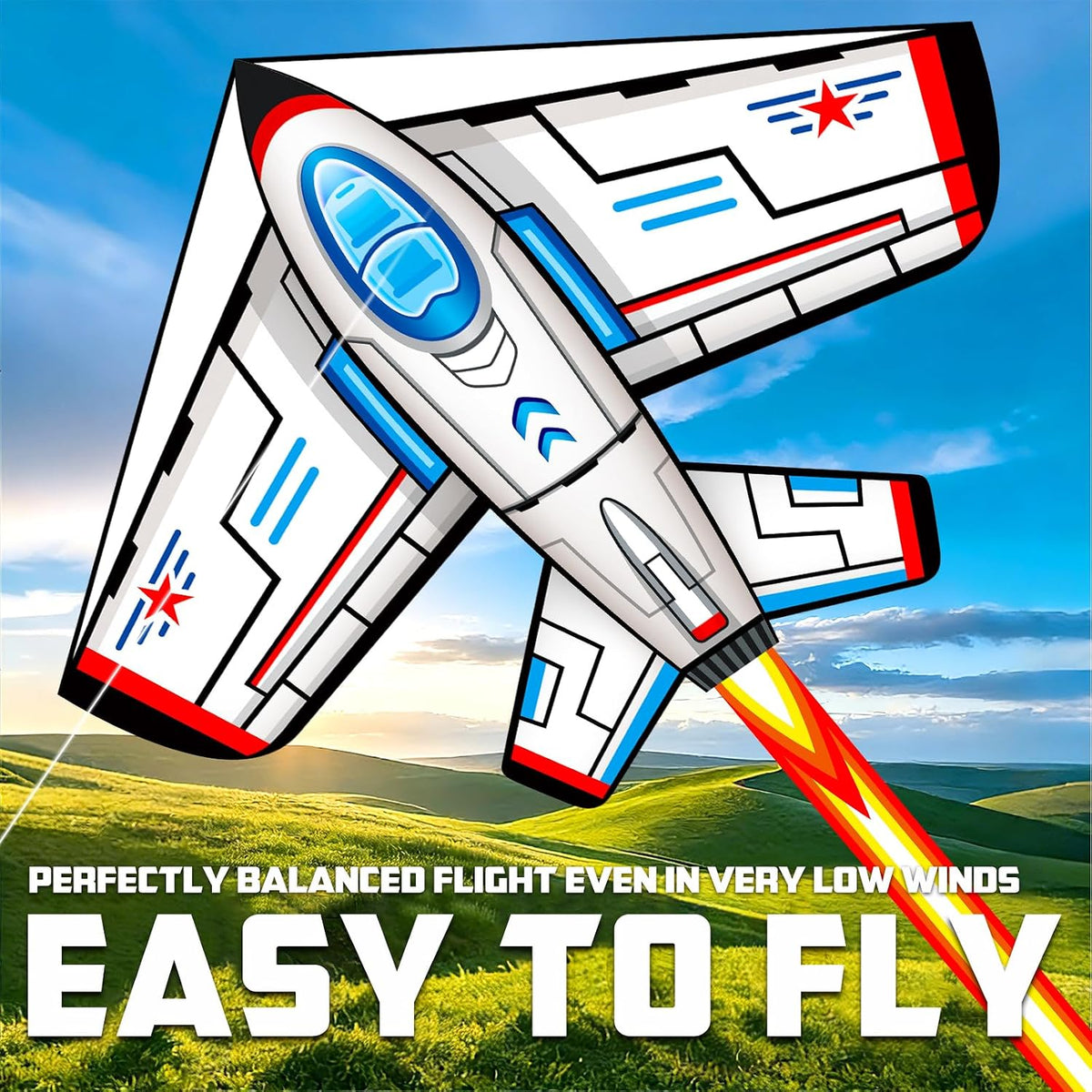 Kite for Kids Ages 4-8-12 & Adults - 3Pcs Plane Kites - image 3
