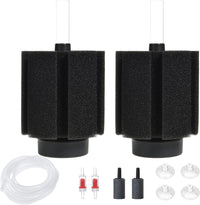 ALEGI Aquarium Bio Sponge Filter with Ceramic Media for 40-75 Gal - 40-75 Gallon 2 pack
