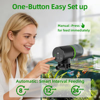 Freesea Automatic Fish Feeder for Aquarium: One-Touch Easy Setup & 3 - FS-069 - image 2