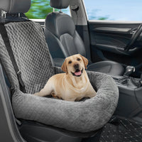 Dog Car Seat for Small Medium Dogs - Gray / Small