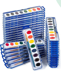 Mr. Pen, Washable Watercolors, 8 Colors with Paint Brush - 36 Pack