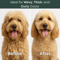 Dematting Comb for Dogs, Serrated Mat Remover for Curly Coats - image 3