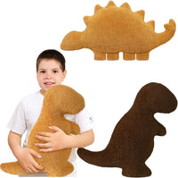 Dino Nugget Pillow Plush, Dinosaur Chicken Plush Nuggets Pillow Funny Birthday Gifts for Boys - Mixed 3 Pcs / Large