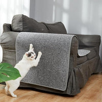 SHENGOCASE 67"x 23.6" Thickened Cat Wall Climbing Carpet, Cat Wall Furniture Scratcher, Scratching Post, Couch Sofa Protector (Grey)