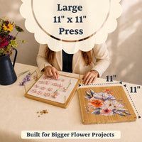 Mini Flower Press Kit for Adults - Large Square / Multicolor - image 2