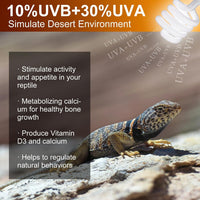 UVB Reptile Light Bulb 10.0 - UVB10.0 - image 3