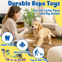 KIPRITII 9 Pack Puppy Toys Set for Small Dogs - 9 Pack (Octopus-Shaped) - image 4