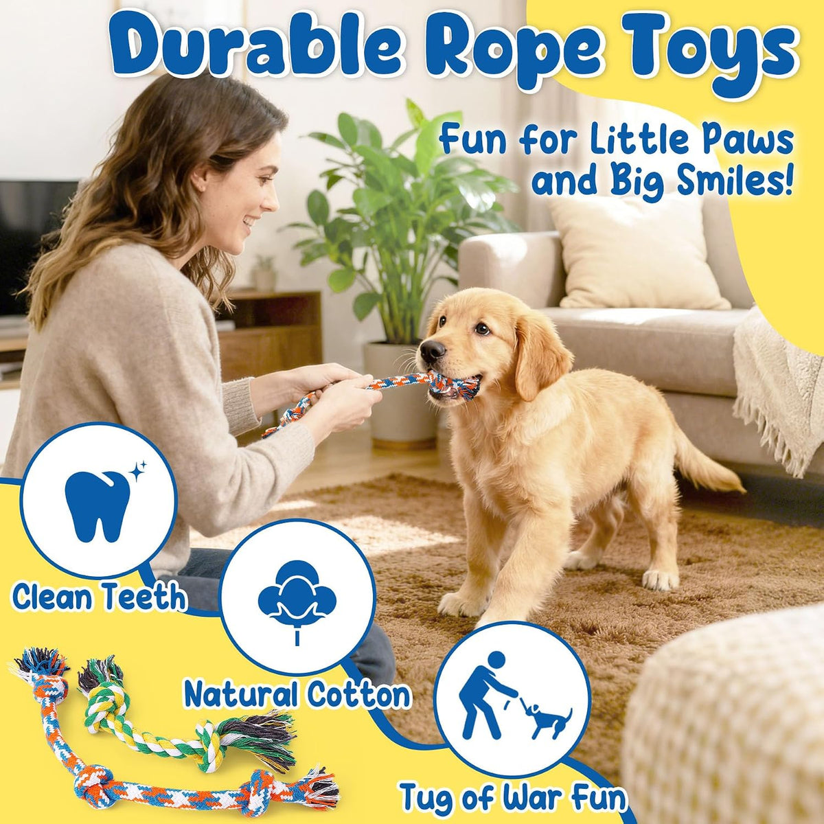 KIPRITII 9 Pack Puppy Toys Set for Small Dogs - 9 Pack (Octopus-Shaped) - image 4