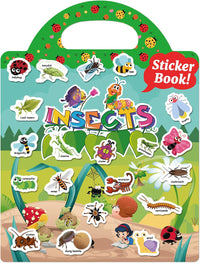 Benresive Reusable Sticker Book, Travel Stickers for Kids - Insect