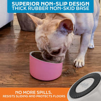 Master Pet Supply Stainless Steel Slanted Dog Cat Food Bowl 24 oz - Bone White / 1 Cup (8 oz) - image 4