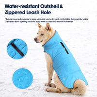 Waterproof Dog Winter Coat - Sky Blue / XS(Chest Girth:8.7-12.6") - image 2