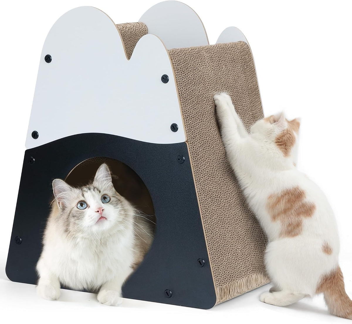 FUKUMARU Cat Scratcher House - Snow Mountain Shape