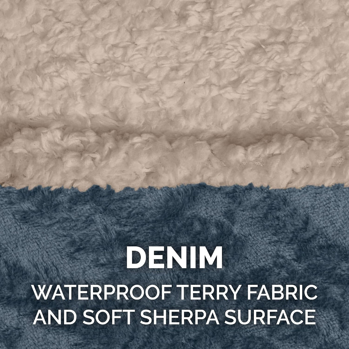 Furhaven Waterproof & Self-Warming Throw Blanket for Dogs & Indoor - 30.0"L x 20.0"W x 0.25"Th / Cozy Denim - image 4