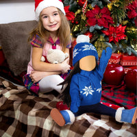 Bencailor Christmas doll clothes for 18 inch dolls in red and white cowgirl style with hat and boots - view 20