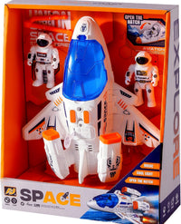 Wbzle space ship toy with astronaut figure, opening cockpits and telescopic arm - view 2