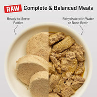 Stella & Chewy's Freeze-Dried Raw Dinner Patties - Dandy Lamb Recipe - High Protein Grain-Free Puppy & Dog Food - Perfect For Picky Eaters - 14 oz