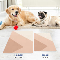 Dog Mat for Food and Water, Cat Feeding Mat - 16.5"L x 26"W / Birthday Suit - image 2