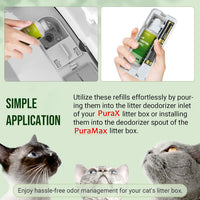 Cat Litter Deodorizer for PET-KIT PuraX PuraMax Self-Cleaning Litter - Fresh Lotus - image 3