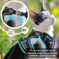Cat Harness, Cat Harness and Leash for Walking - Black / L(13-18lb) - image 2