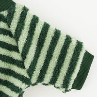 Cow Dog Sweater, Dog Winter Clothes for Small Medium Dogs Girl Boy Fleece Pet Pajamas for Winter - Stripe Green / XX-Large(Chest:21.7-23.6") - image 3