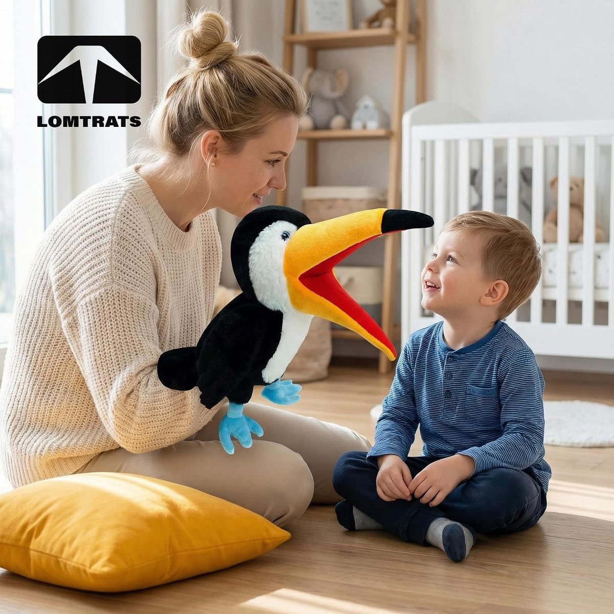 Marine Animals Hand Puppets for Kids, Toddler Includes Sharks - Big Billed Bird / Birds - image 2