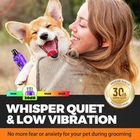Whisper Quiet Dog Nail Grinder Safe & Stress-Free for Sensitive Dogs - Purple - image 2