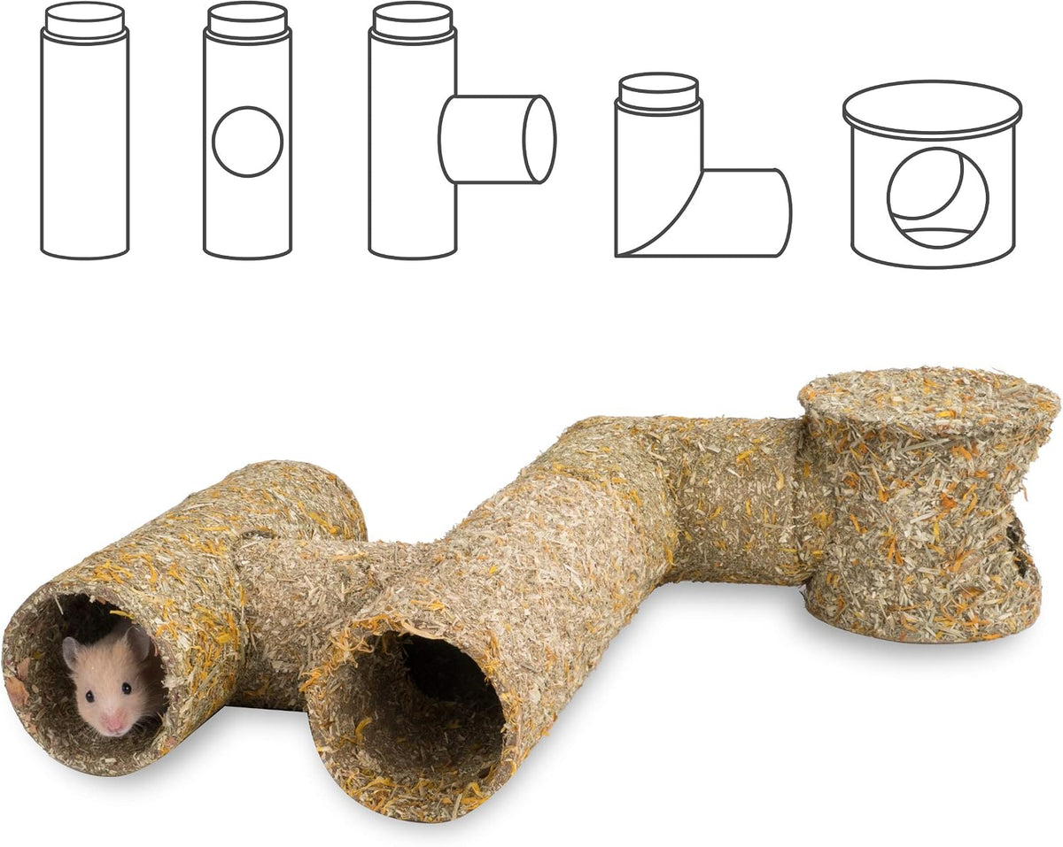 Niteangel Creative & Composable Hamster Tunnel: Edible Water Hyacinth - Tunnel W/ Hole - image 4
