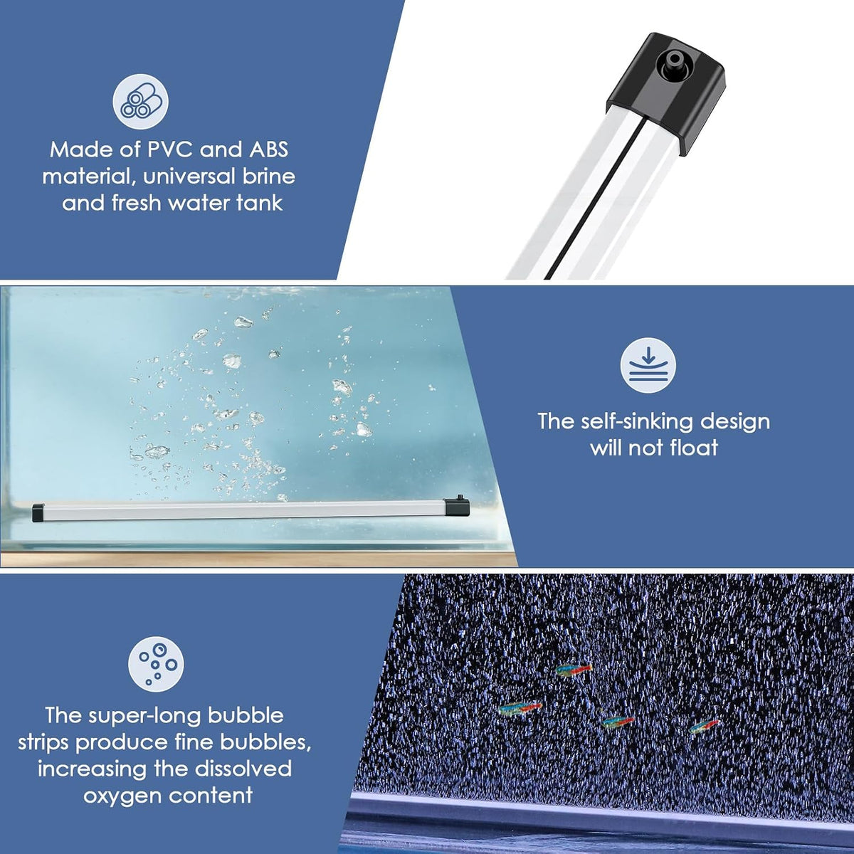 hygger Aquarium Bubble Strip - 16.9 Inch - image 4