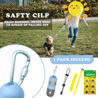 Dog Poop Bags Holder with LED Flashlight - Sky Blue / 15 Count (Pack of 1) - image 4