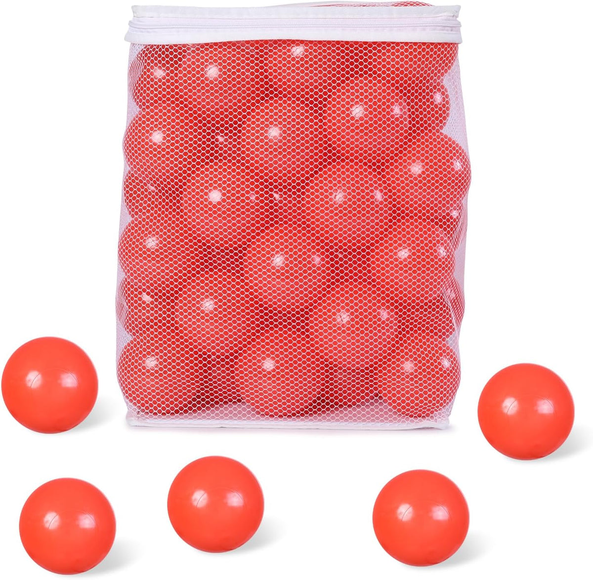 Guesvot 50 rainbow ball pit balls, 2.75 inch, with reusable storage bag - view 20