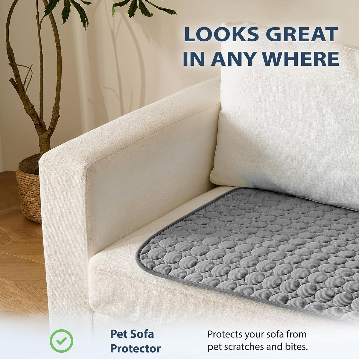 MICROCOSMOS Summer Cooling Mat & Sleeping Pad - 36" x 24" / Dark Grey - image 3