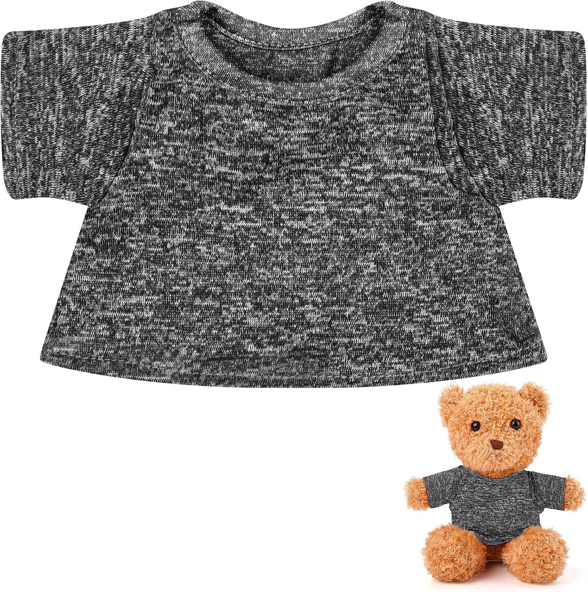 Litherr S blank sublimation stuffed animal shirt for 8-12 inch plush bears - view 4