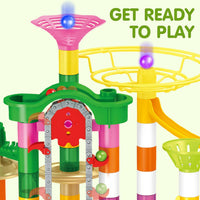 JOYIN 236Pcs Glowing Marble Run with Motorized Elevator - image 3