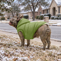 Vecomfy Warm Dog Coats with Hoodie - Medium / Green - image 3