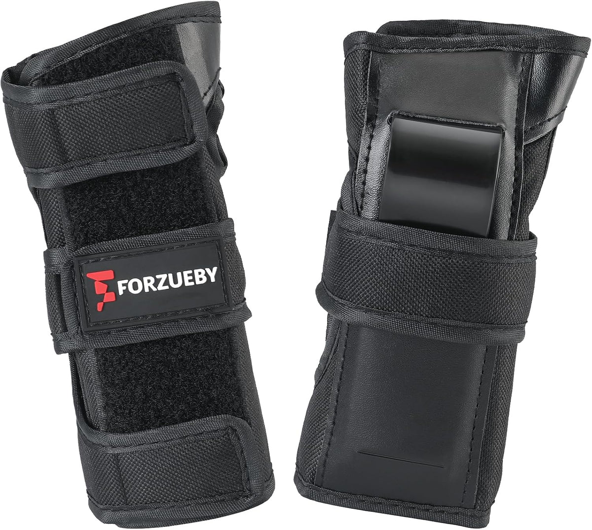 Forzueby Adult&Kids Wrist Guards 1 Pair Sports Protective Wrist Pads – Fun for Kids & Family - Large (155-242 lbs)