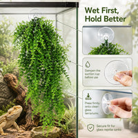 HERCOCCI 2 Pack Reptile Plants - Green 5 Pack - image 3