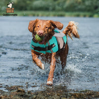 Dog Life Jacket, Small Float Vest for Swimming Boating Kayaking - Small / Peacock Green - image 4
