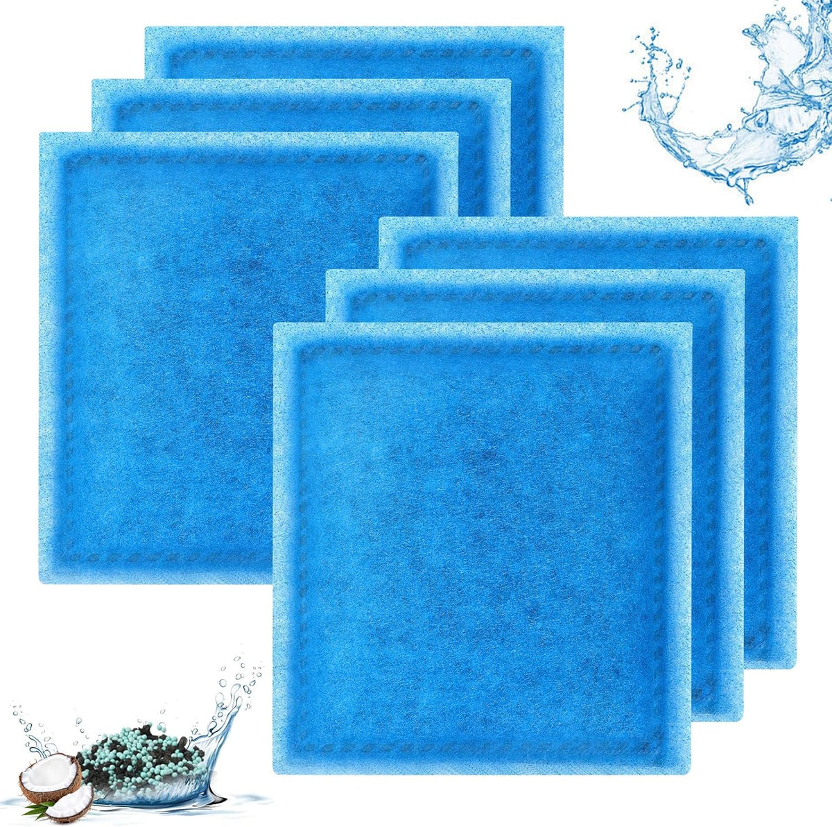 Aquarium Filter Replacement Cartridge - Rite-Size C / Size C-6pcs