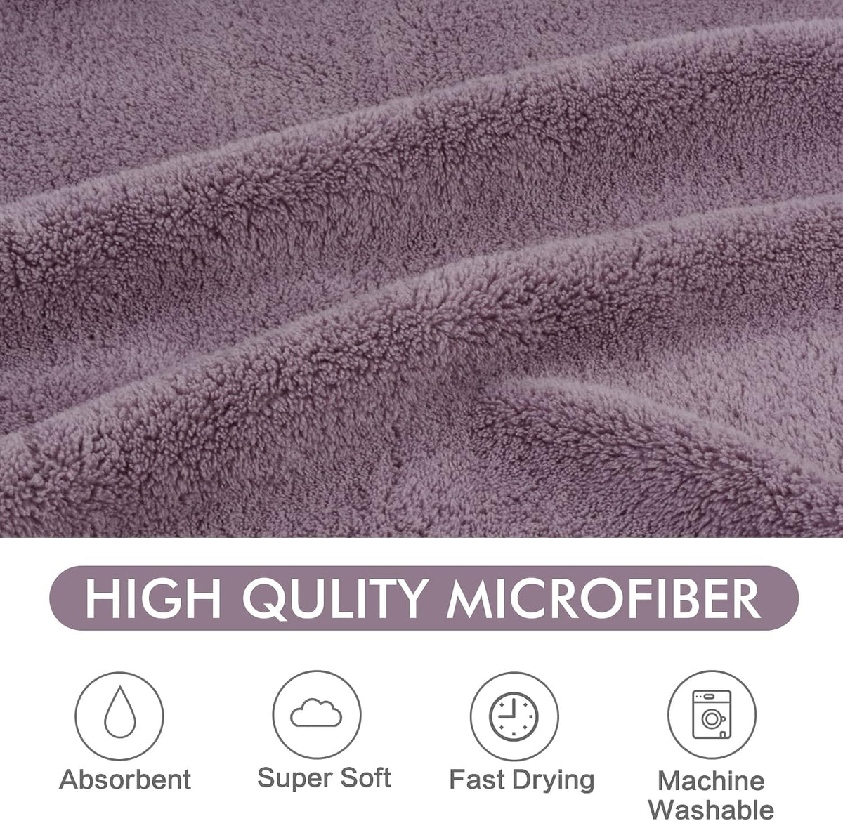 KinHwa Dog Towels for Drying Dogs - 30inchx50inch / Purple - image 3