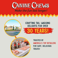 Canine Chews 8-9" Retriever Roll Rawhide Bones for Large Dogs - Durable, Thick Rawhide Bones, Quality Dog Rawhide Chews for Medium to Large Dogs, Thick Size Keeps Dogs Occupied (8 Pack)