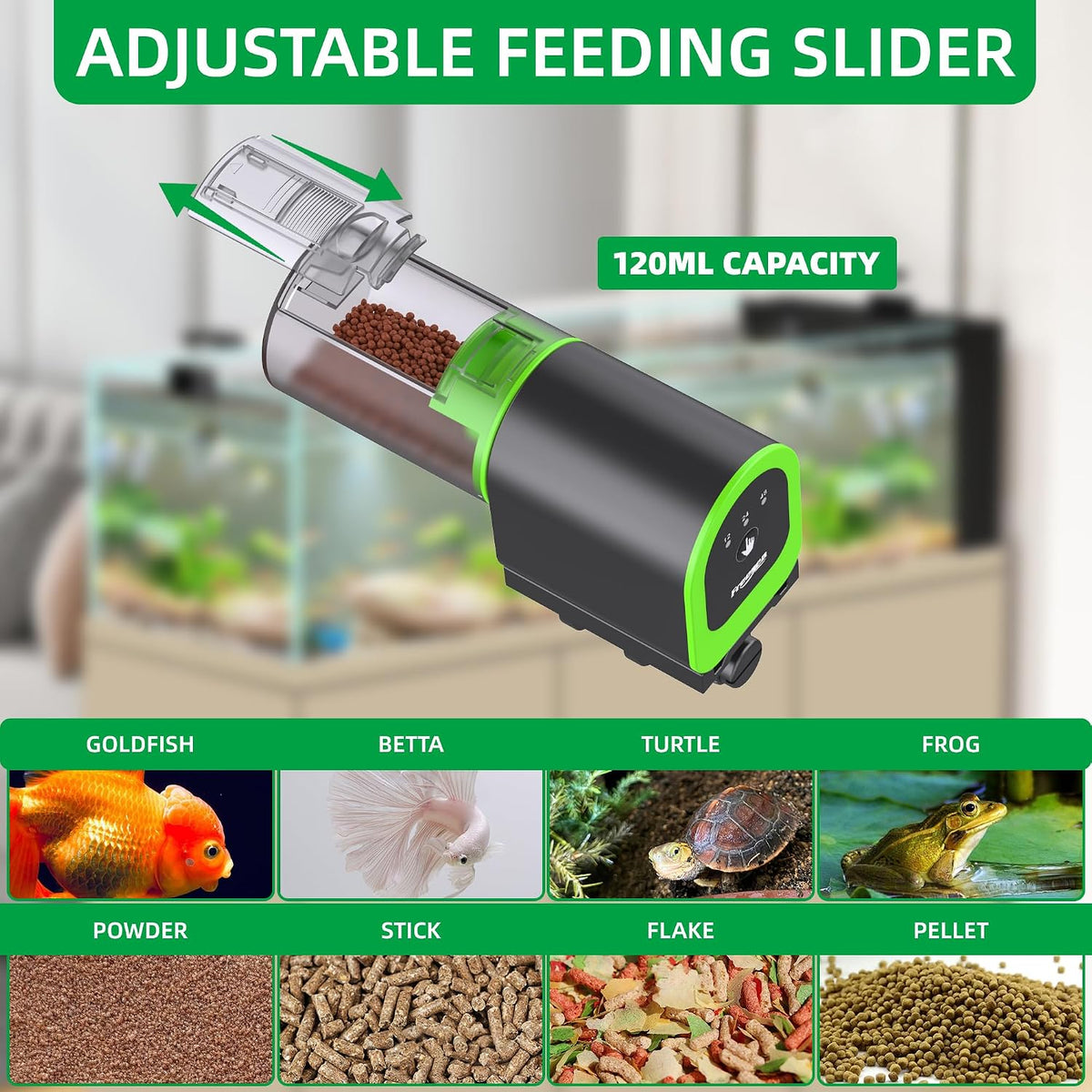 Freesea Automatic Fish Feeder for Aquarium: One-Touch Easy Setup & 3 - FS-32 - image 3