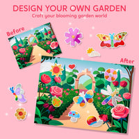 Klever Kits Unicorn Foil Art, Arts & Crafts for Kids 4 and Up - Flowers and Butterflies - image 4